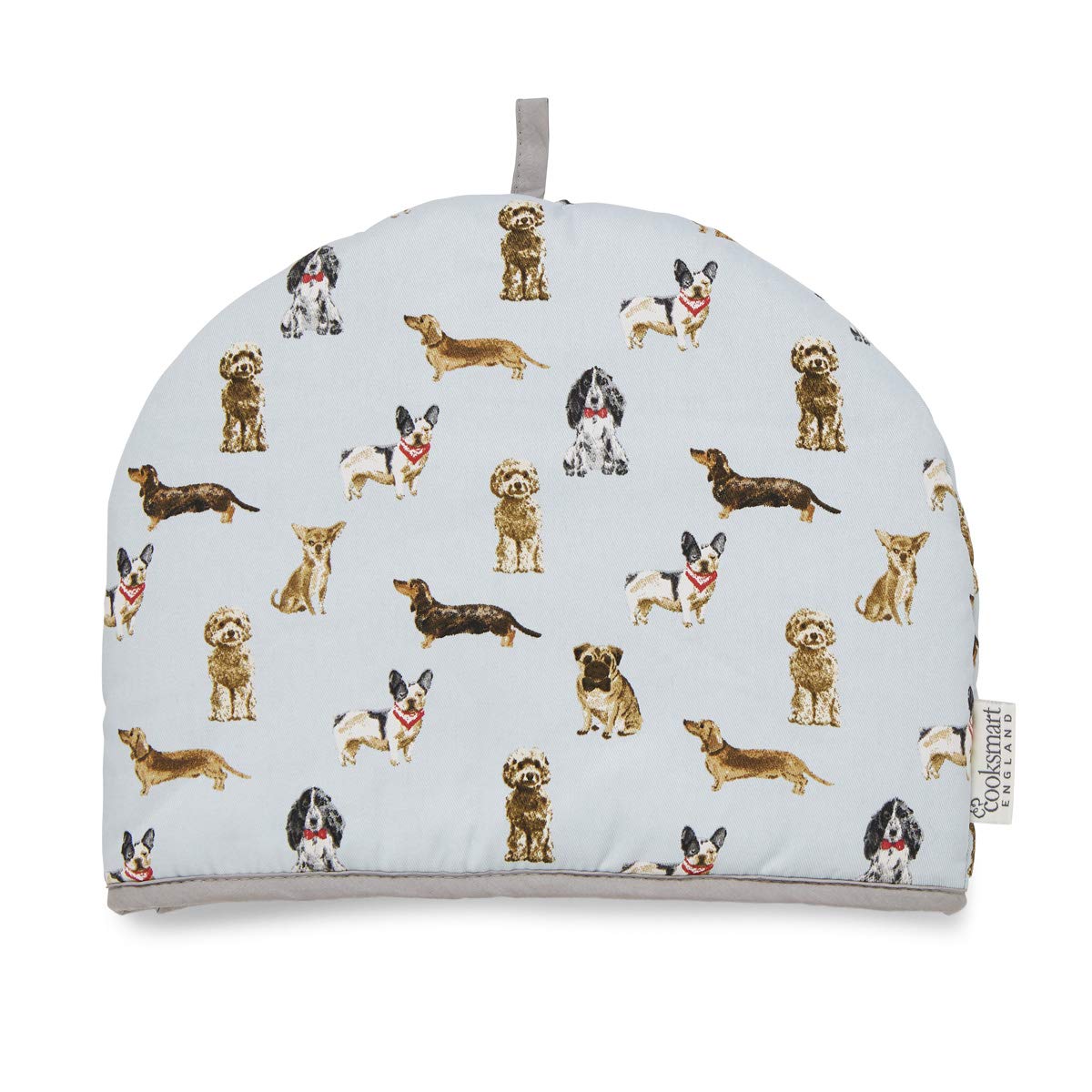 Cooksmart British Designed Tea Cosy | Teapot Warmer Suitable For Small, Medium or Large Teapots | Designed by British Designers in the UK - Curious Dogs