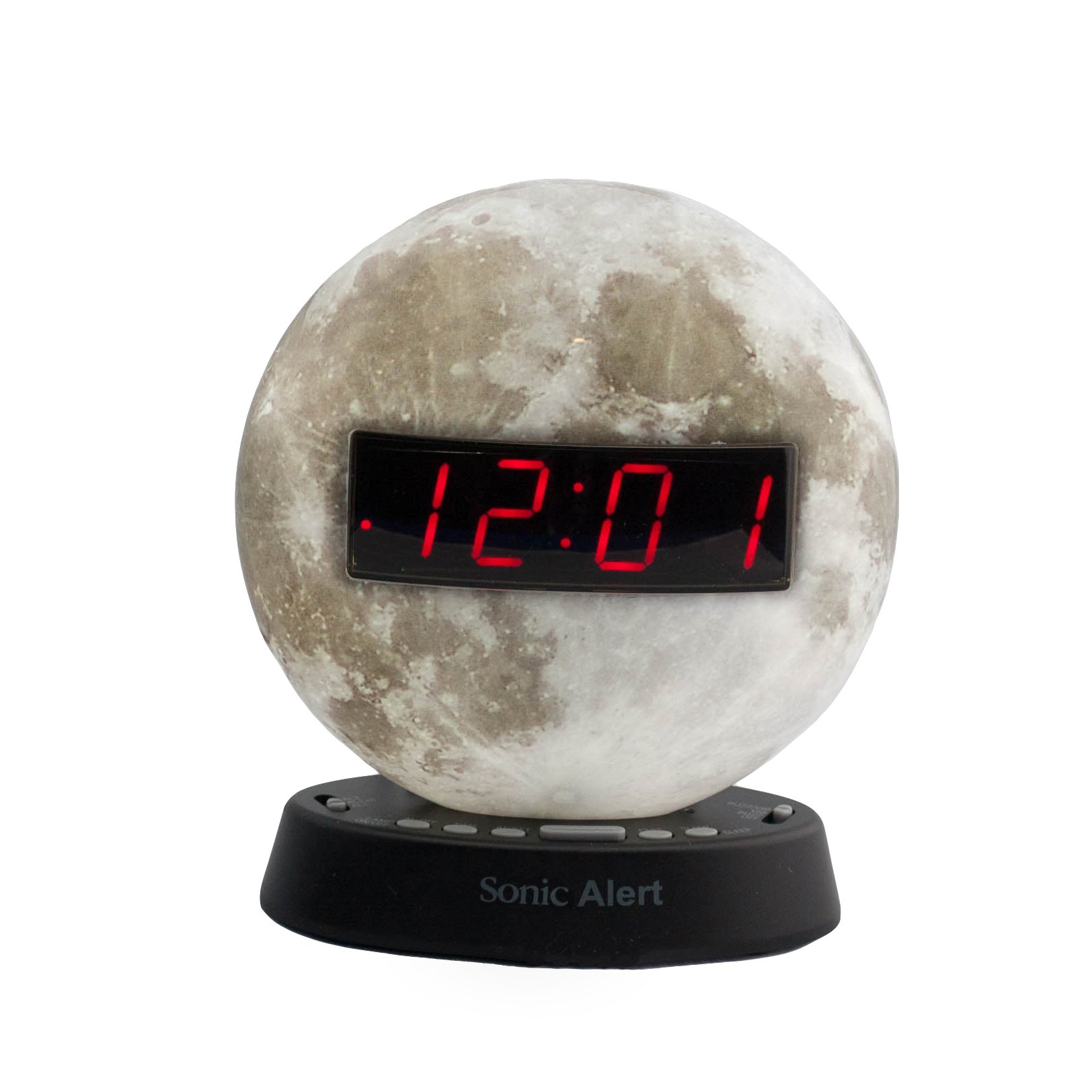 Sonic AlertThe Sonic Glow Extra Loud Themed Recordable Alarm Clocks (Moon)