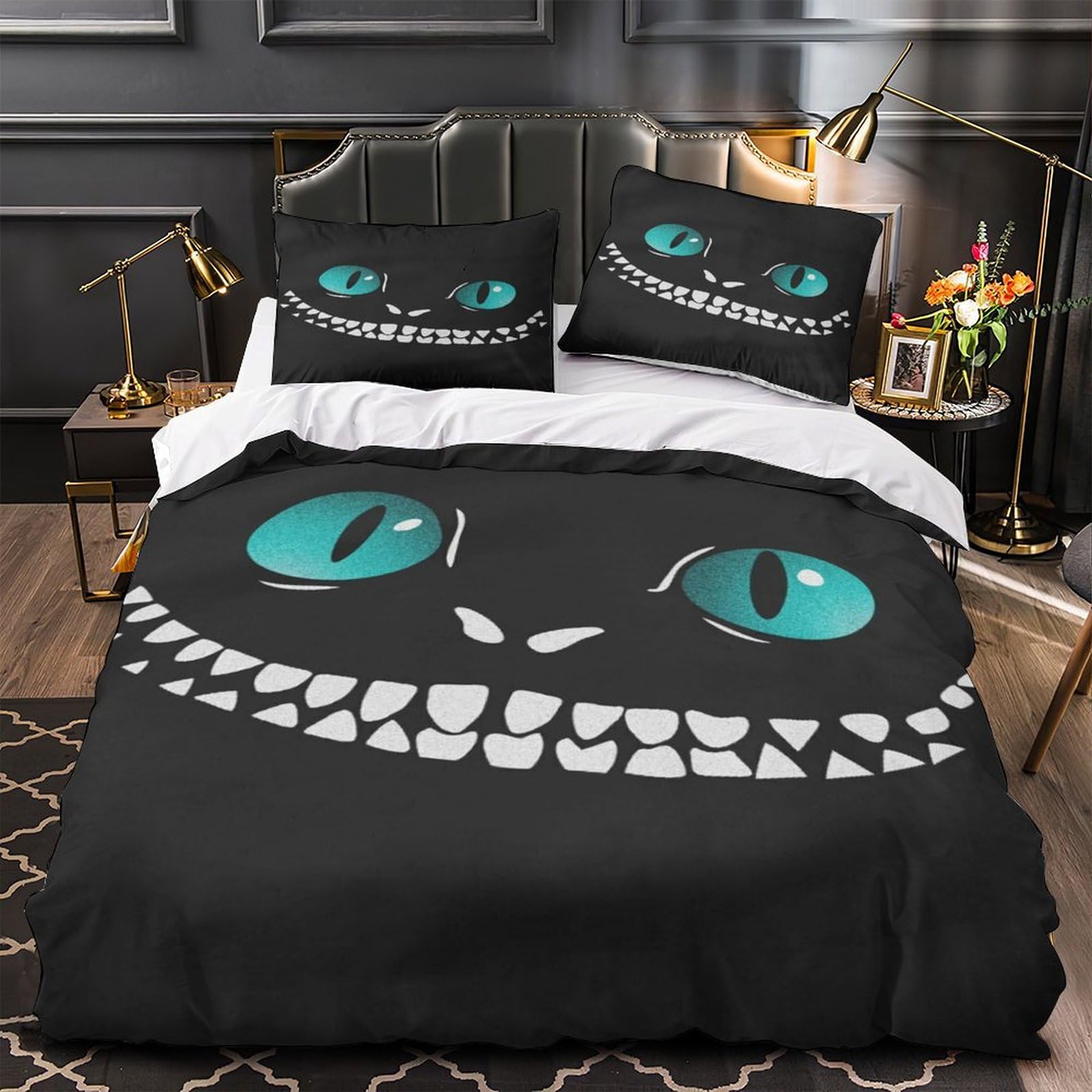 MXRMXR Cat 3D Comforter Cover Set for Kids Adult Teens Duvet Cover 3 Piece Set Bedding Set Quilt Cover with Zipper Closure Soft Microfiber Single（140x200cm）