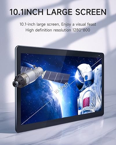 Miniatura 4 de Tablet Android de 10 pulgadas, tabletas de 32 GB ROM de almacenamiento 512 GB expandir, pantalla táctil IPS de 1280 x 800, cámara de 2 MP y 8 MP,