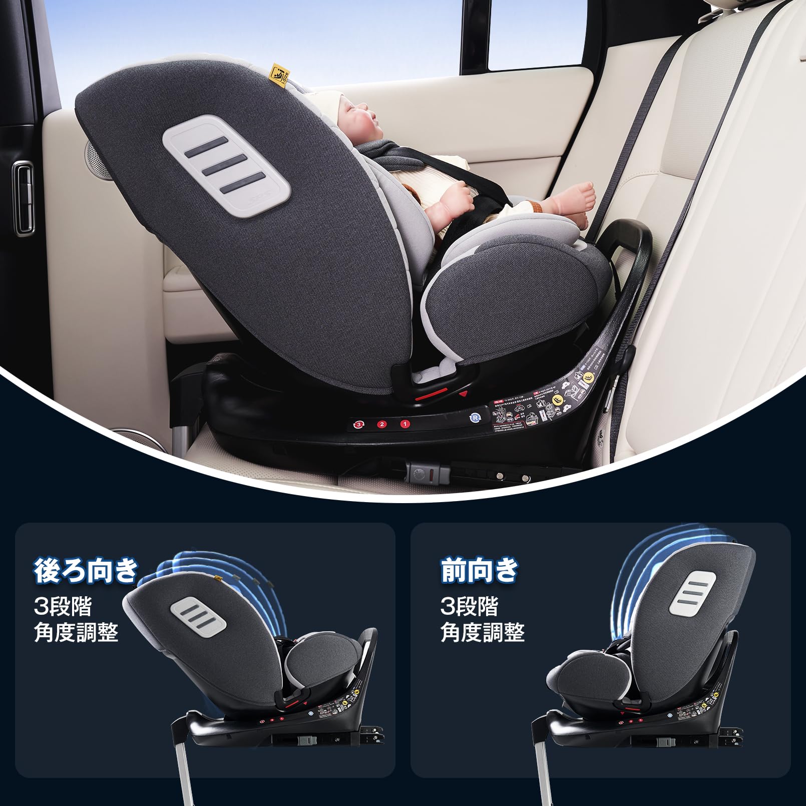 Amazon | PFEBRO チャイルドシート ISOFIX固定 R129適合 i-Size