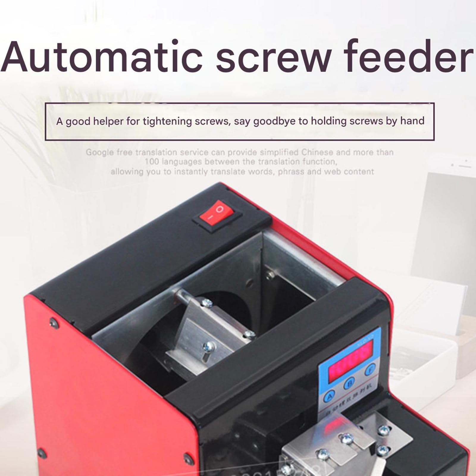 Máquina automática de organización de tornillos con función de conteo, herramienta de recolección de materiales eficiente para una mayor capacidad de producción, ideal para necesidades de fabricación