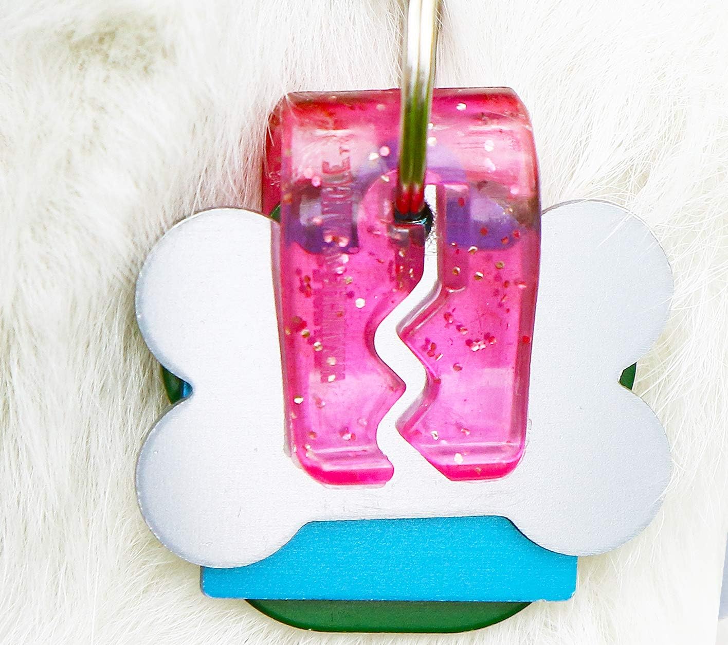Pet Tag Silencer Clip It On, Jingle’s Gone! -Pink Pet Tag Silencer Clip It On, Jingle’s Gone! -Pink
