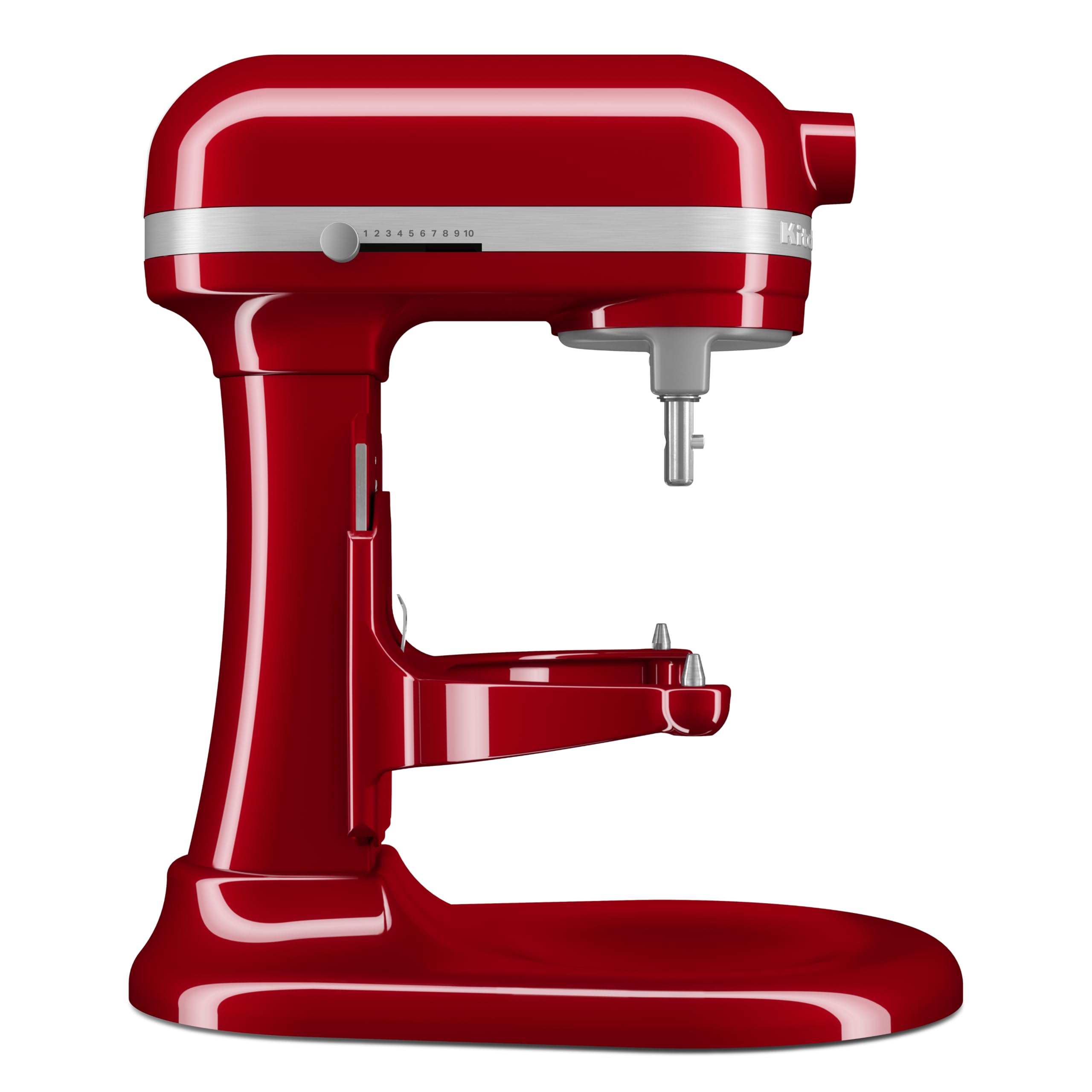 KitchenAid Batidora Amasadora Heavy Duty 6.6L, Engranajes Todo Metal, 11 Velocidades, Arranque Suave, Corte por Sobrecalentamiento, Bol 3 Puntos, Rojo Empire