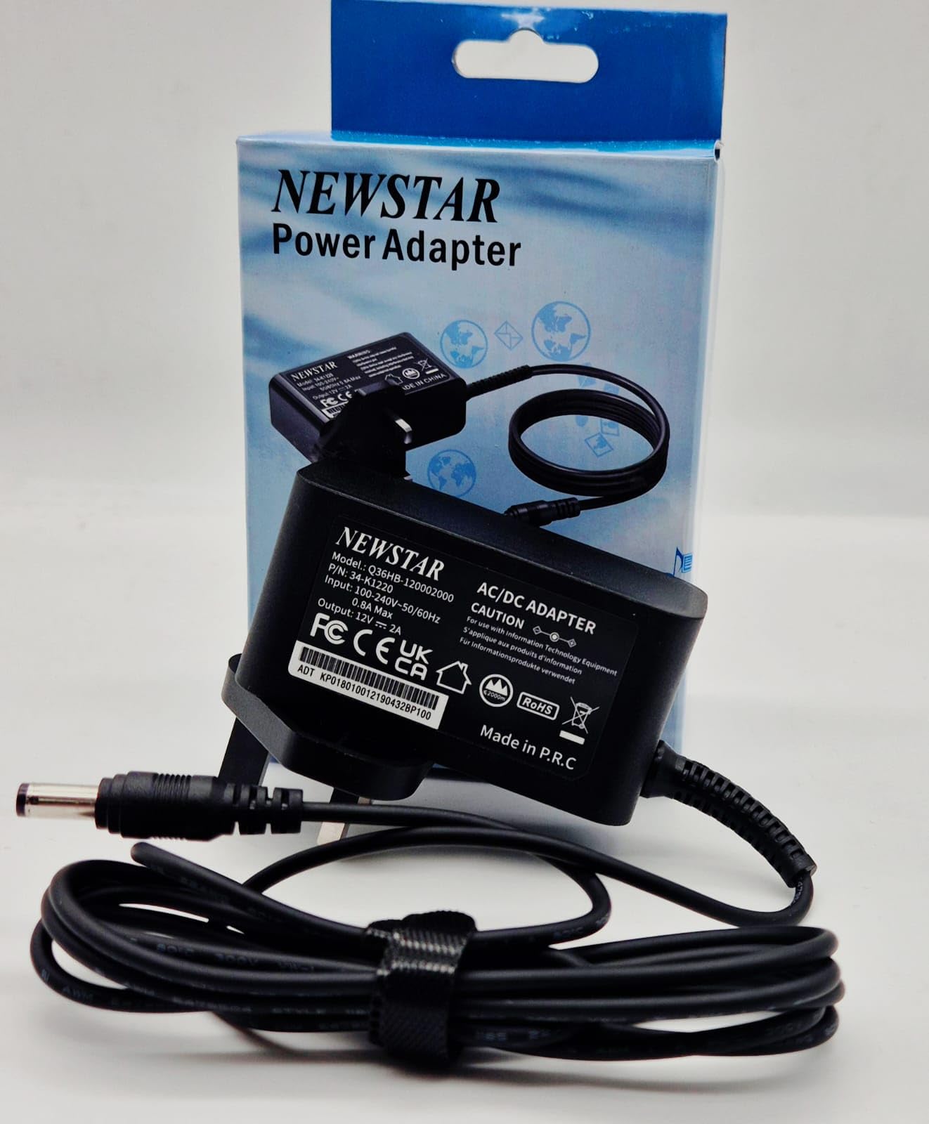 Newstar Charger AC Adapter for Linksys Wireless Router E1200,12V 2A