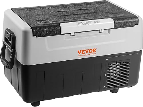 Miniatura 10 de VEVOR Refrigerador para el coche, refrigerador de 12 voltios para el coche, congelador portátil de 37 cuartos (35L) de zona dual, rango ajustable de