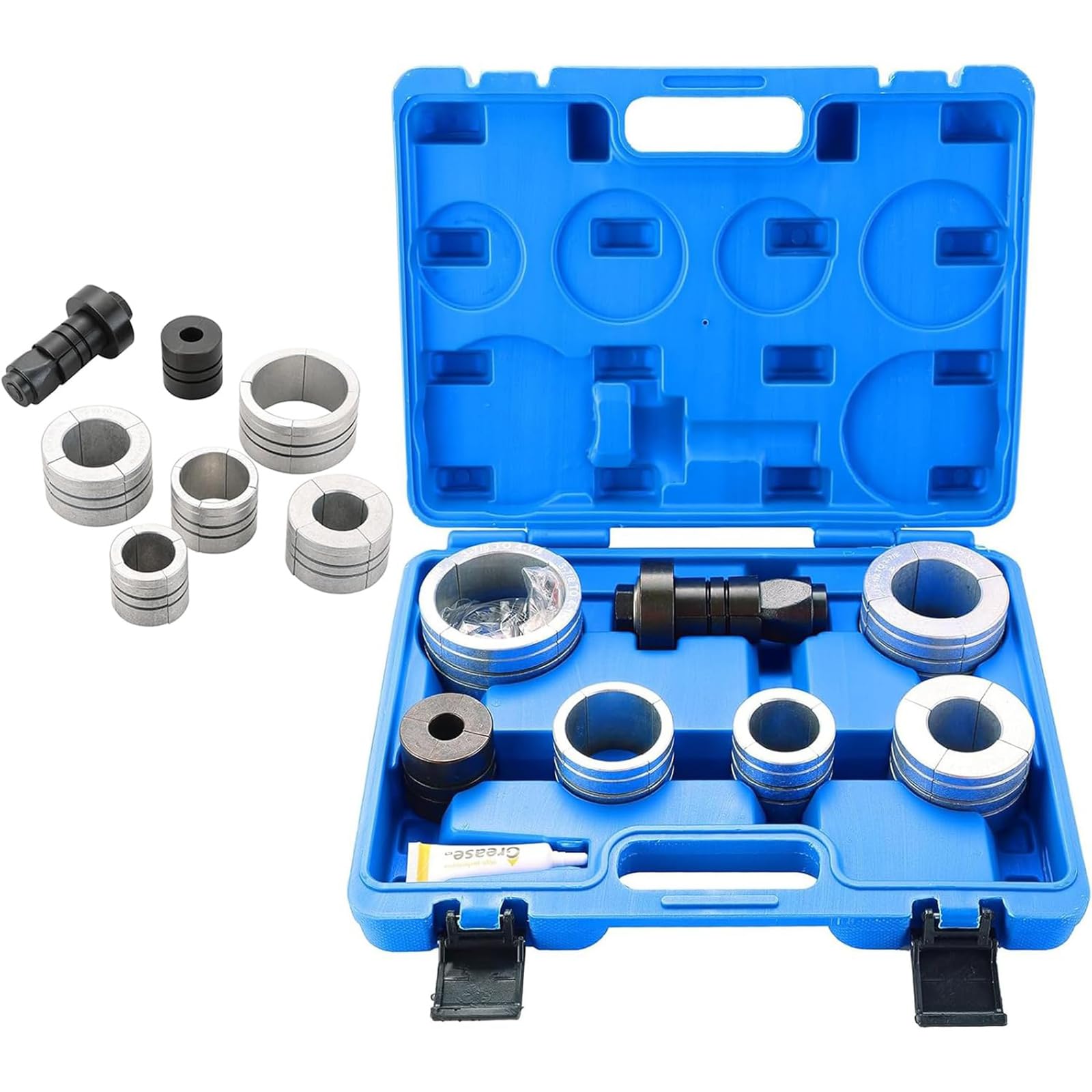 DASBET Exhaust Pipe Expander Tool Set 28mm Exhaust Pipe Stretcher Kit 1-5/8 to 4-1/4 Inches Muffler Pipe Spreader Automotive Car Tool Kit for Tail Pipe Tube
