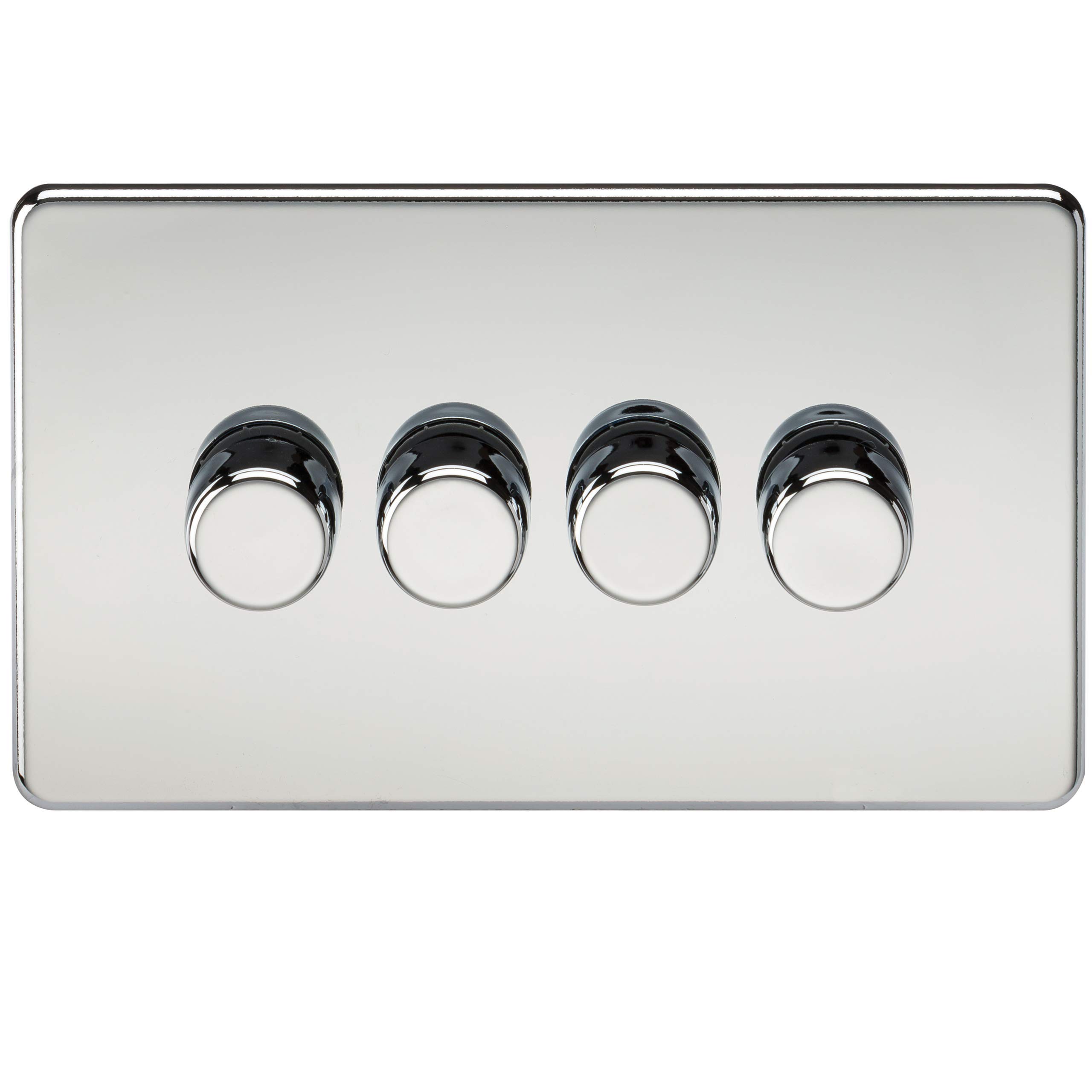 Knightsbridge Polished Chrome 4W Dimmer