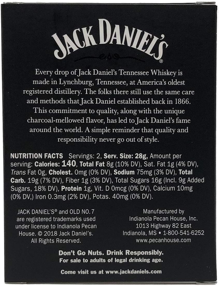 Jack Daniels Whiskey Praline Pecans 5 ounces : Amazon.ca ...