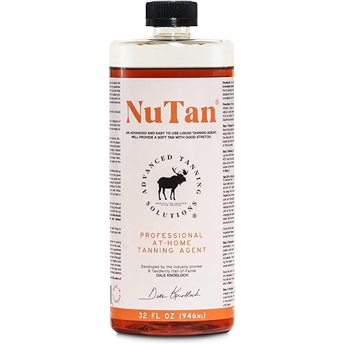 Advanced Tanning Solutions - NuTan 32oz DIY Hide and Fur Tanning Solution - Next Generation At Home Hair-On and Buckskin Tan