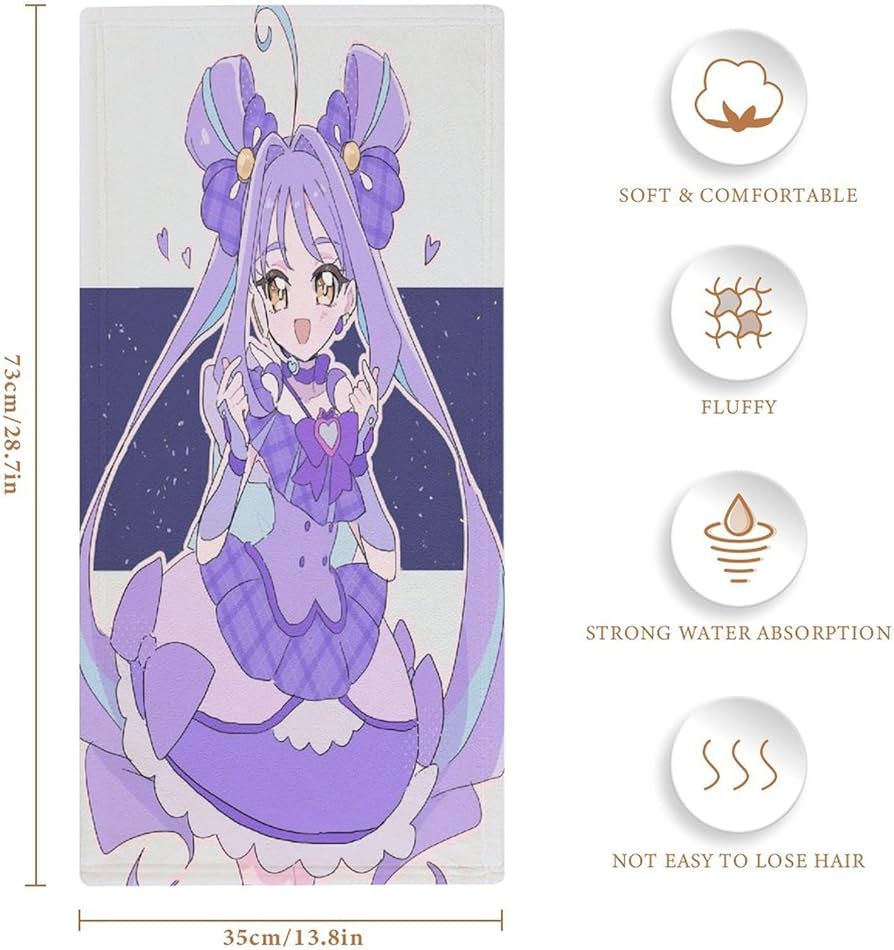 Amazon｜キミとアイドルプリキュア♪キュアキュンキュンタオル タオル