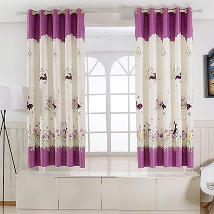 Ainij Rideau Tissu Mignon Lapin Motif Impression 3d Epaissie Rideaux Salon Chambre Etude Ombrage Fenetre Court Rideaux Bureau Enfants Bebe Chambre Rideau Fabri 2m Amazon Fr Bebe Et Puericulture