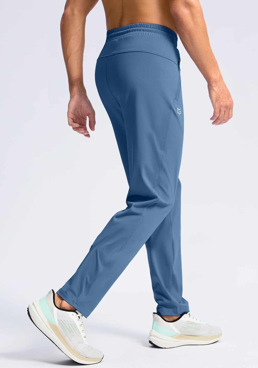 G Gradual Men's 30"/32"/34"/36" Inseam Tall Sweatpants with Zipper Pockets Stretch Long Joggers Athletic Workout Pants Men - Image 3