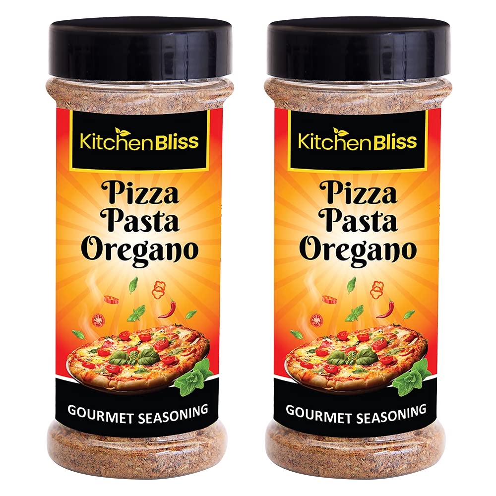 KitchenBliss Pizza & Pasta Oregano, Natural (Pack of 2) (70gm Each)