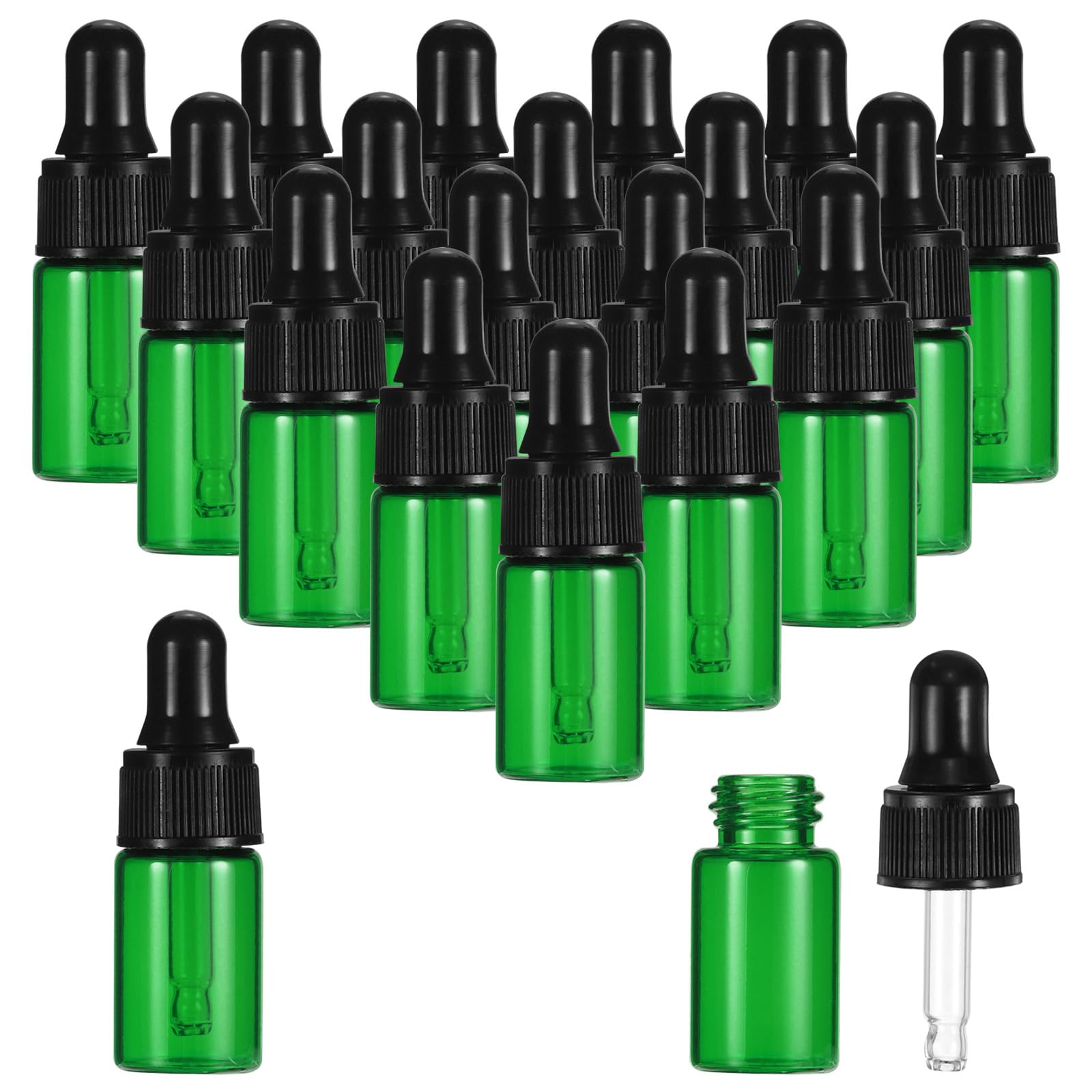 Flacons compte-gouttes en verre de 3 ml étanches PATIKIL pour dosage précis de parfum