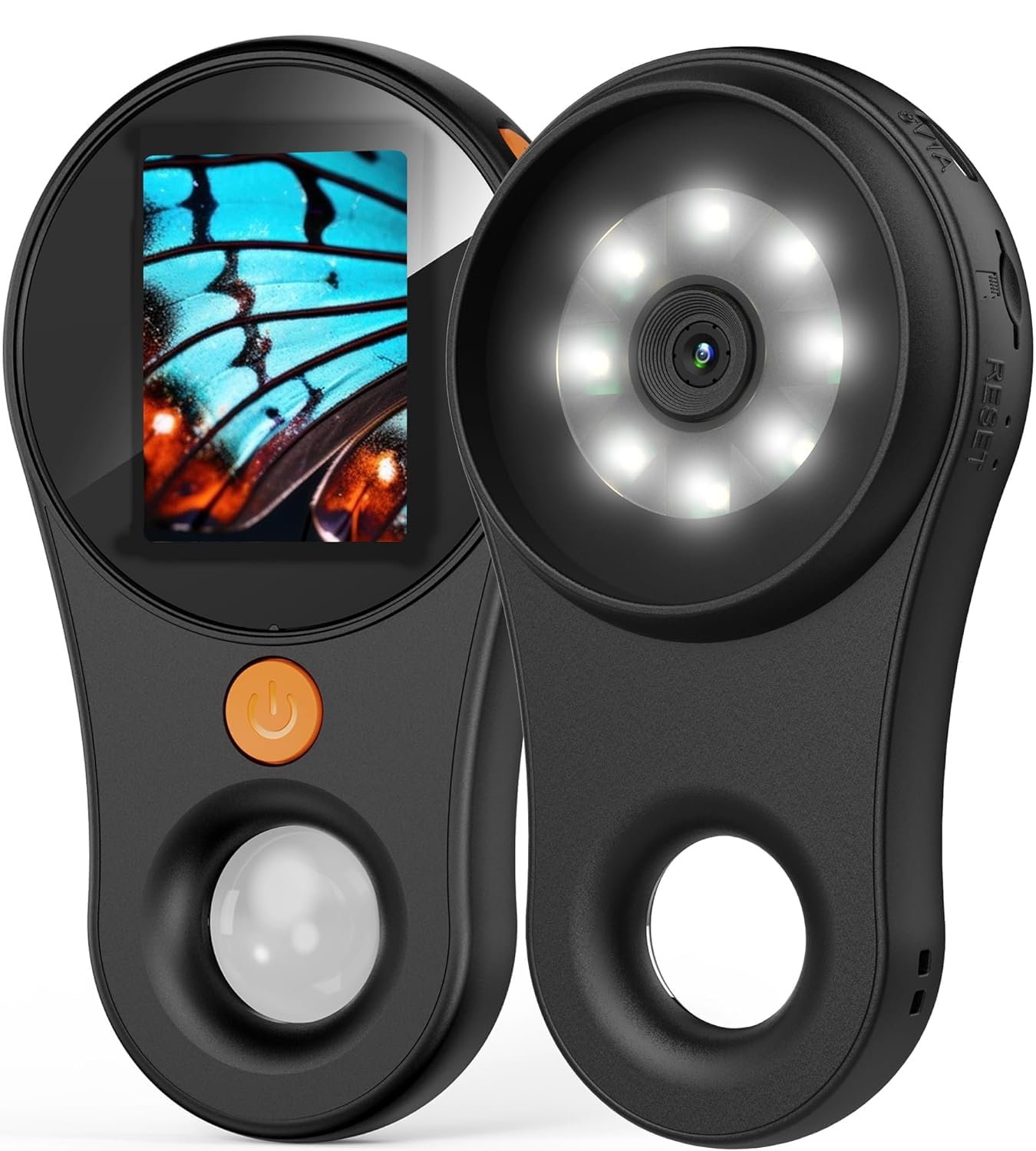 Peturi Macro Digital Microscope Fixed Spotlight 2" IPS Color Screen,500X Magnifier,Handheld Portable Magnifier, 3-Level Adjustable LED Lights, 8 Built-in LED Lights Compatible with Windows.