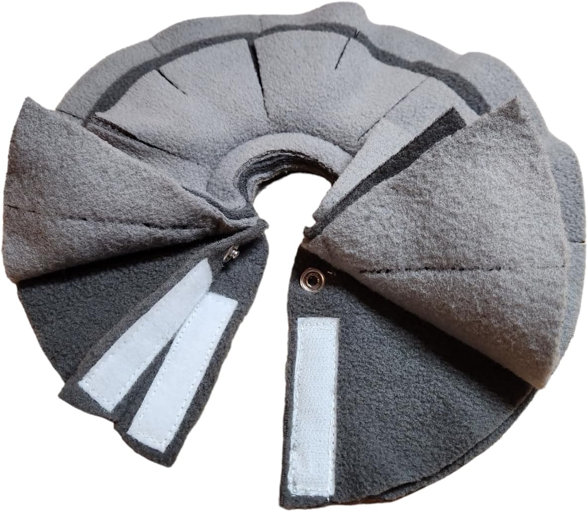 Soft Bird Collar with Hook and Loop Closure for Congo African Grey Parrots (5 Layers)