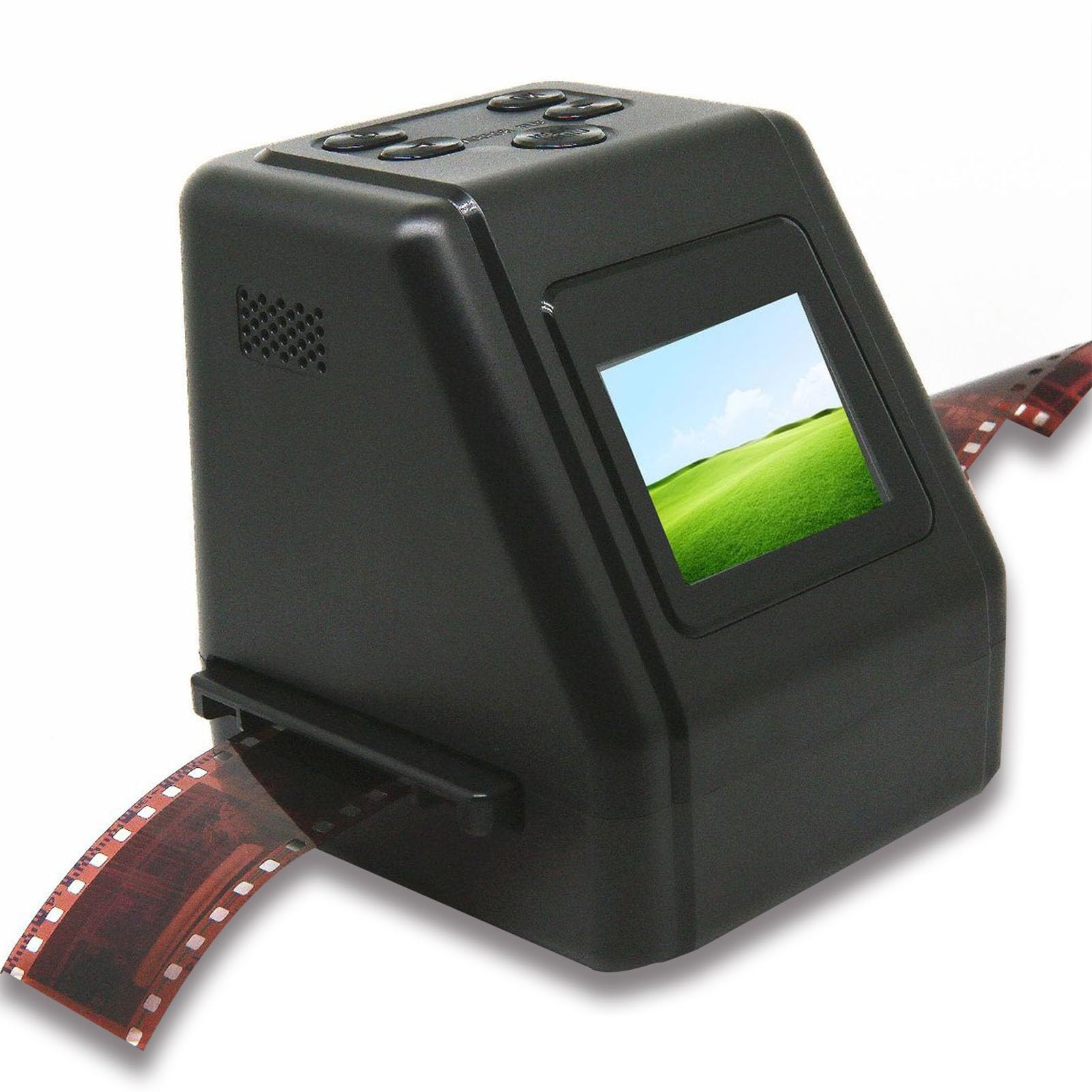 Digitale Film- en Diascanner, Converteert 35 Mm, 126KPK, 110, Super 8 Filmnegatieven en Dia's Naar 22 MP JPEG-afbeeldingen, met 2,4-inch TFT LCD- scherm en 128 MB U-schijf(EU