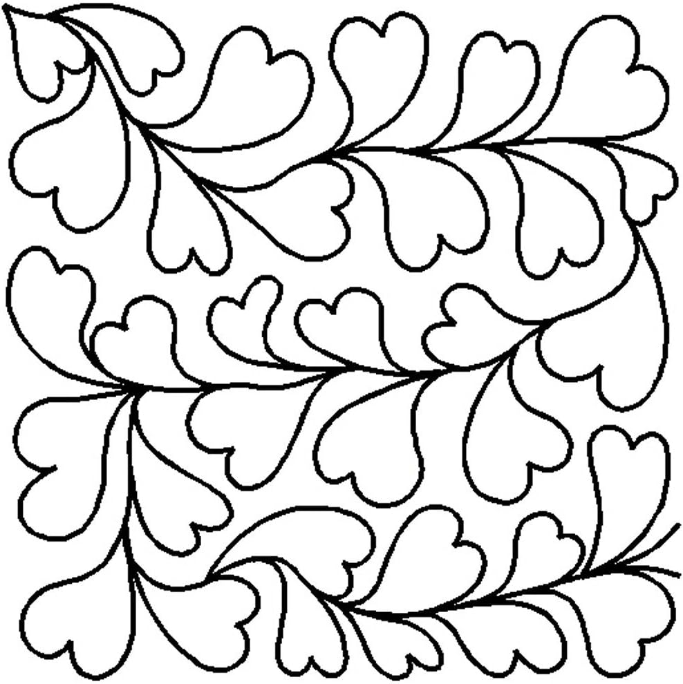 Quilting Creations Queen of Hearts Block Continuous Line