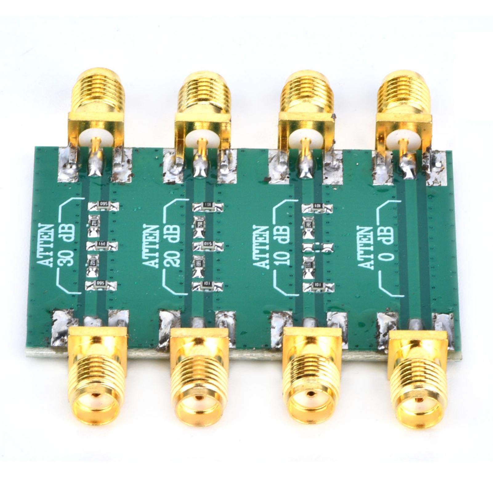 SMA Double Female Head RF Attenuator Highly Reliable Fixed Damper for Electronic Devices Adjust the size of the signals in the circuit.