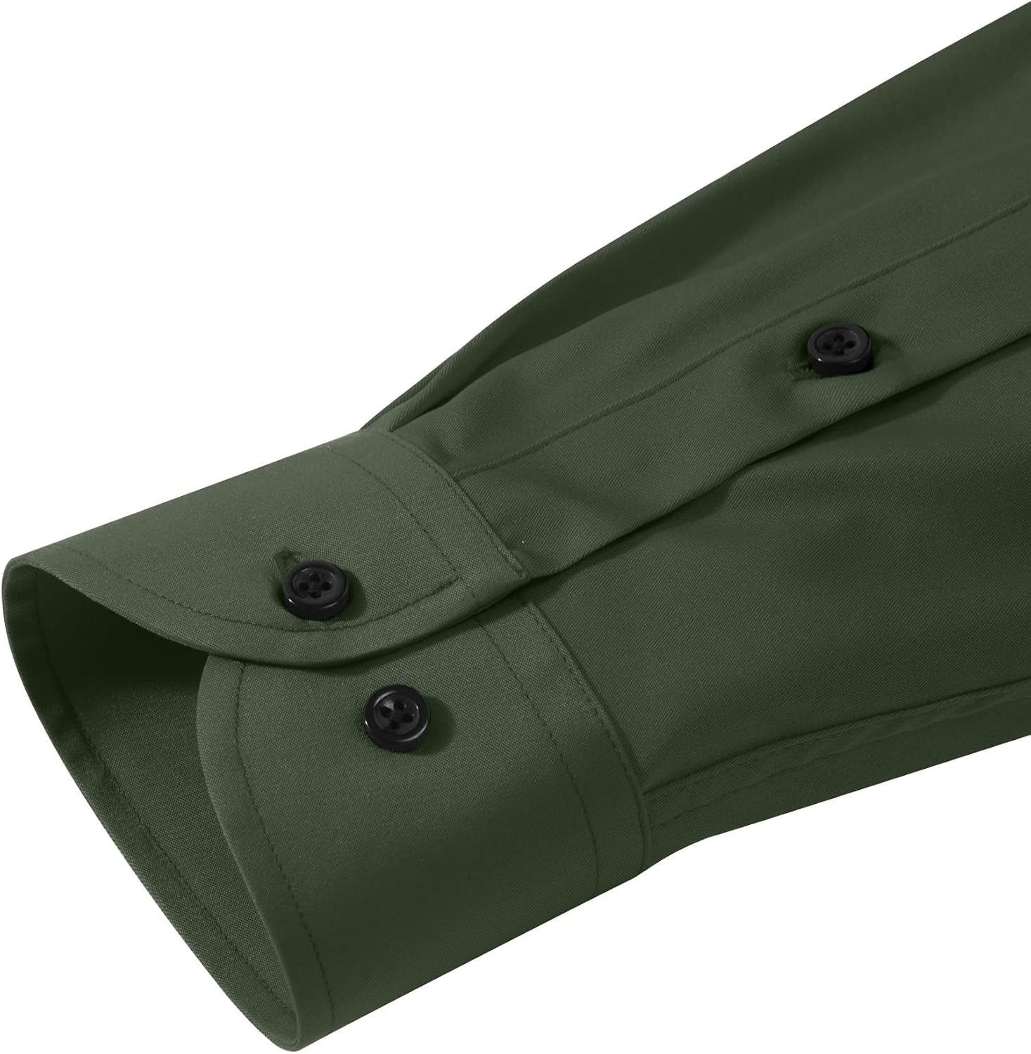 Men's Dress Shirts Long Sleeve Stretch Wrinkle Free Wedding Formal Business Button Down Shirt thumbnail