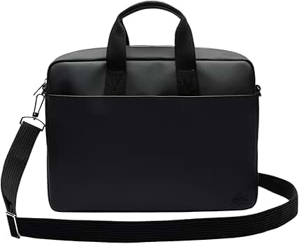 Amazon.co.jp: Lacoste Men's Classic Computer Bag, Black, One