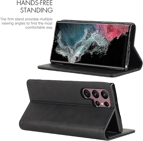 Miniatura 2 de Jaorty Funda Samsung Galaxy S22 Ultra con tarjetero, funda con cordón cruzado para Samsung S22 Ultra con correa para mujer, correa larga más