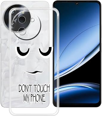 Phone Case for Doogee Note 59 Pro 6.75", Soft Silicone Bumper Cover, Clear TPU Shockproof Shell, Slim Anti-Scratch for Doogee Note 59 Pro Case - DUO6