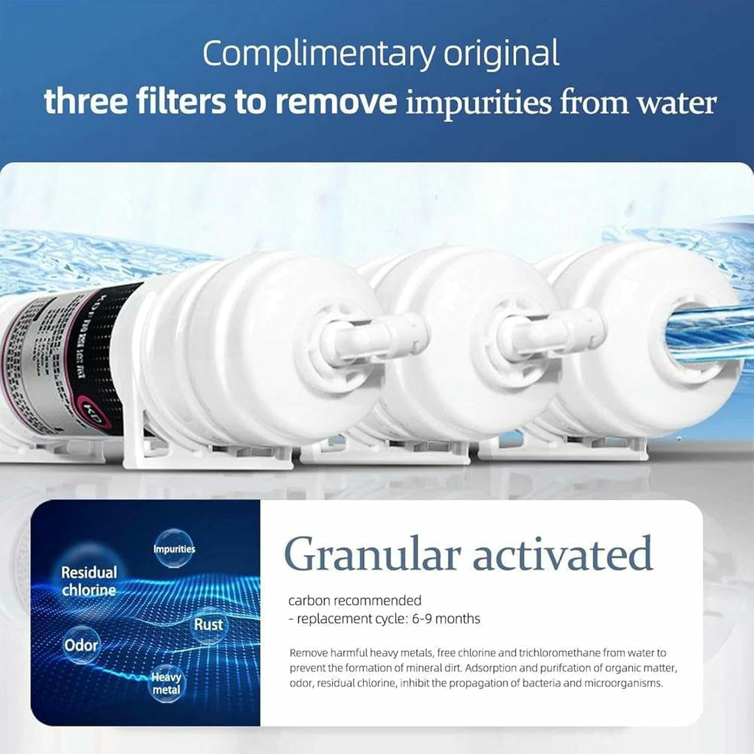 Instant Hot Water Dispenser,Wall Mounted Mains Fed Unit Water Dispenser,Ice and Warm Dual,LED Smart Control Panel(80L)