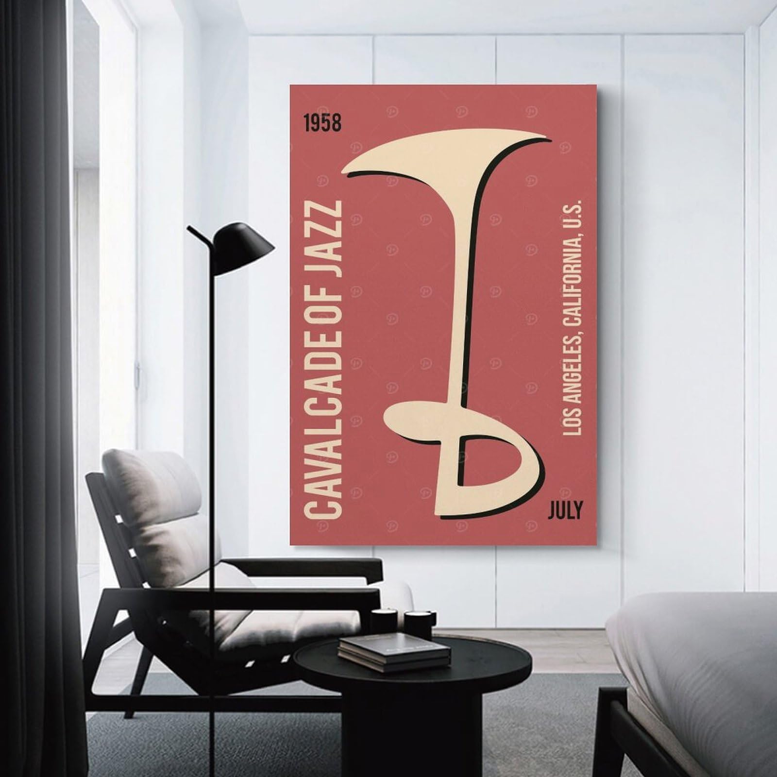 Junmoney Cavalcade of Jazz Festival Room Decor Wall Art, 12x18inch(30x45cm), for Bedrooms, Workspaces And Everyday Interiors, An Adaptable Decor Piece for Home Use