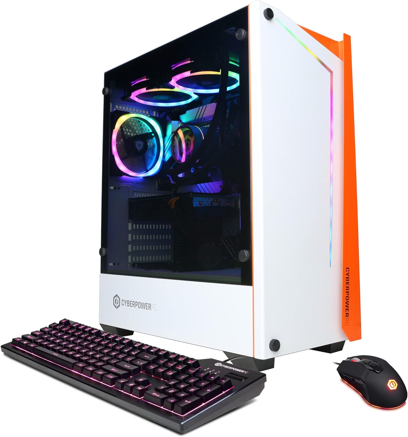 CyberpowerPC Gamer Xtreme VR Gaming PC, Intel i9-13900KF 3.0GHz, GeForce RTX 4070 Ti 12GB, 16GB DDR5, 2TB NVMe SSD, Wi-Fi Ready & Windows 11 Home (GXiVR8720A), White