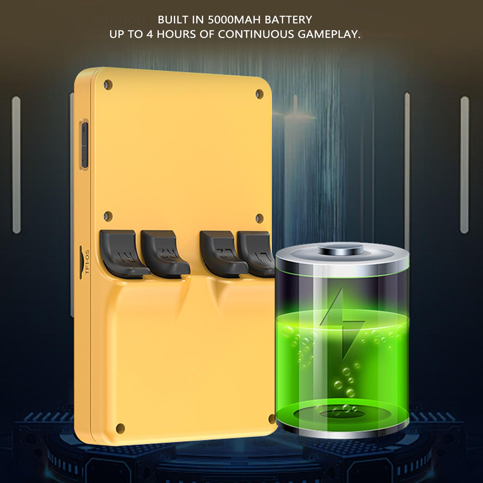 Console di Gioco retrò Portatile RGB20S, Schermo IPS da 4 Pollici Console Portatile Open Source 720x720, Supporta 11 Emulatori, Batteria da 5000 MAh (16G+128G)