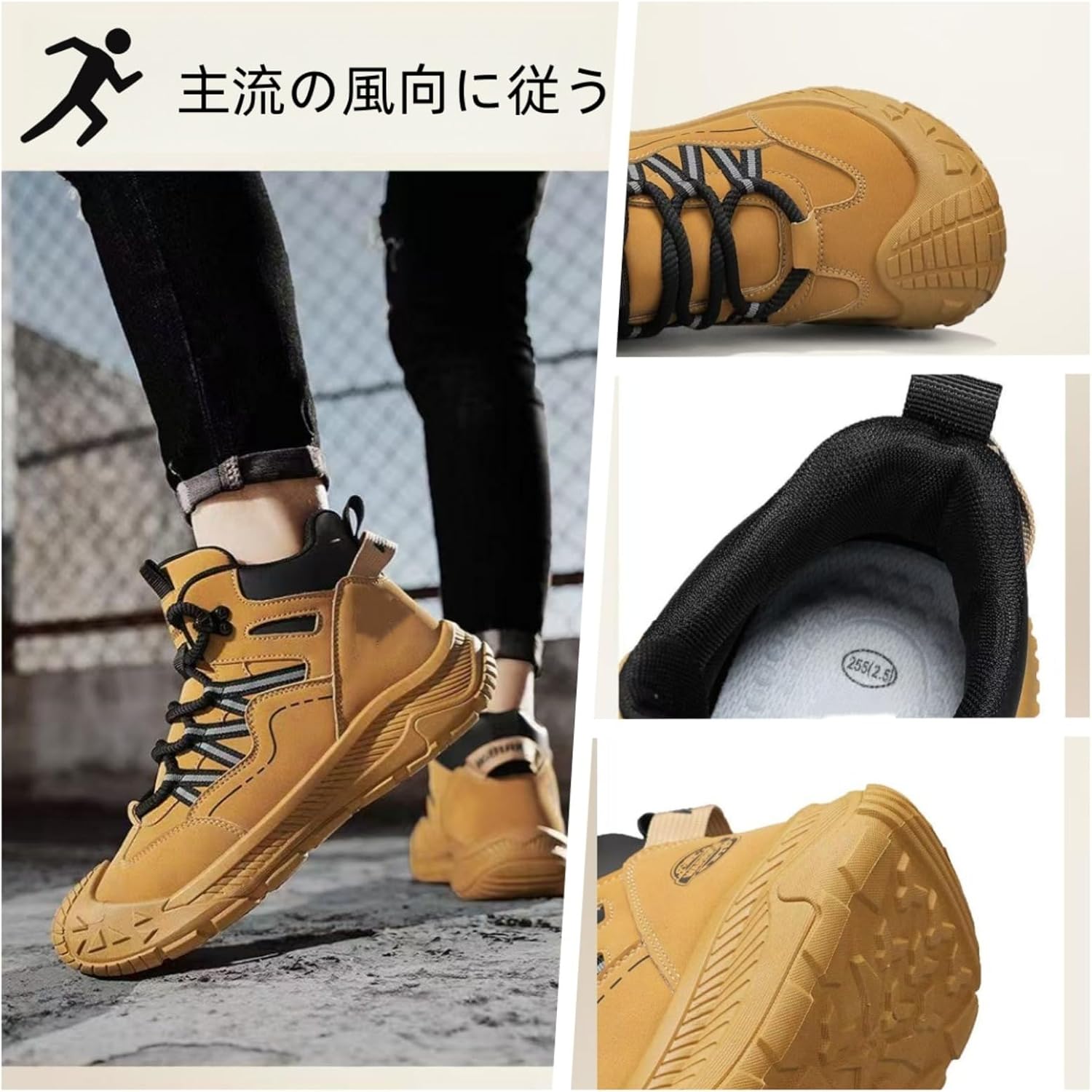 バイク 靴 バイク ブーツ メンズ ライディングシューズ 厚底 オートバイの保護靴 ライダーシューズ 大人用 コンバットブーツ 滑り