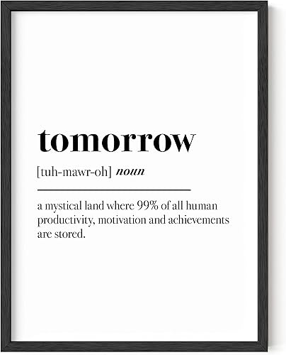 HAUS AND HUES Divertidos pósteres de dormitorio  Decoración de pared con citas para dormitorio universitario, póster motivacional, decoración de