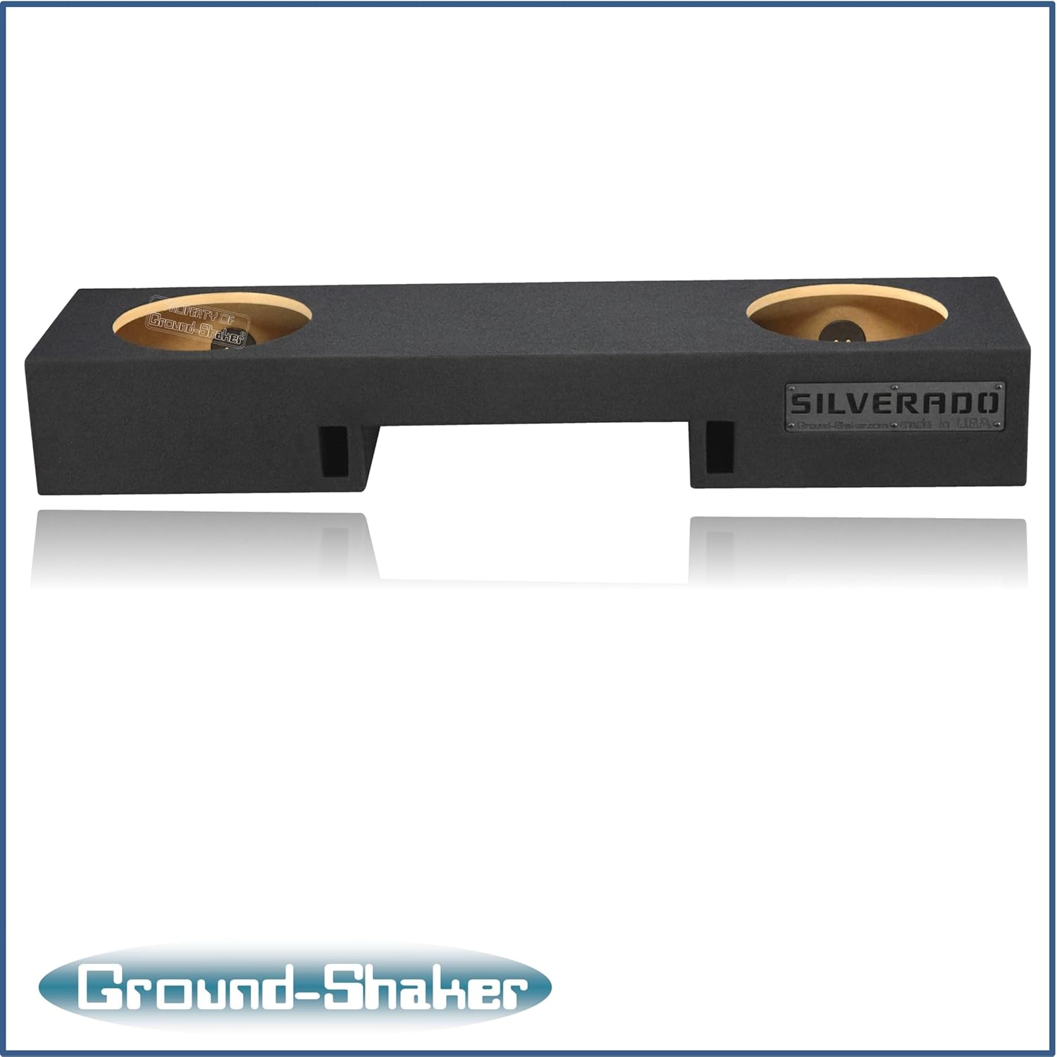 Chevy Silverado Extended Cab 1999-2006 Dual Sub Box Subwoofer Enclosure (PORTED, 12")