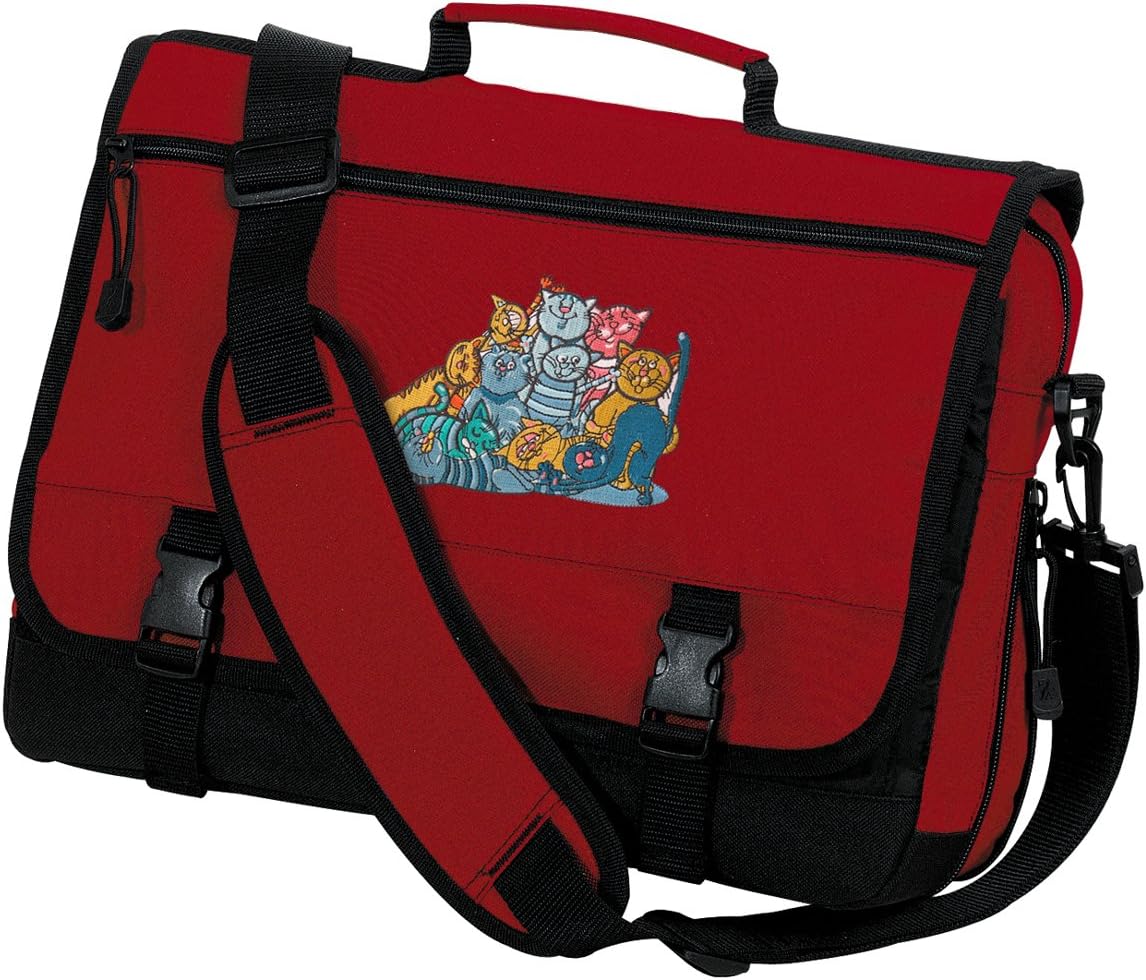 Cat Laptop Bag Cats Messenger Bag or Computer Bag