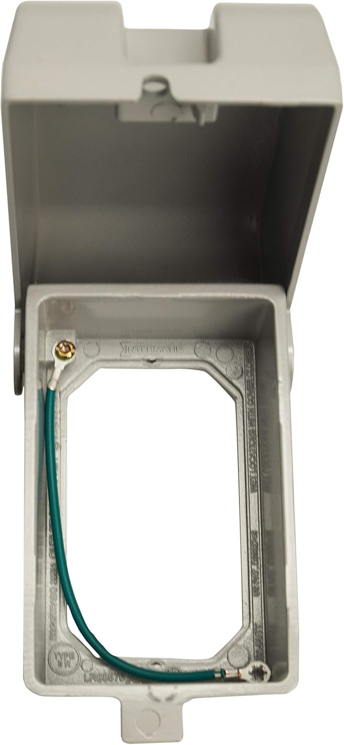 Intermatic WP1010MXD 3-1/8-inch Deep Single Gang Extra Duty Die Cast While-In-Use Cover