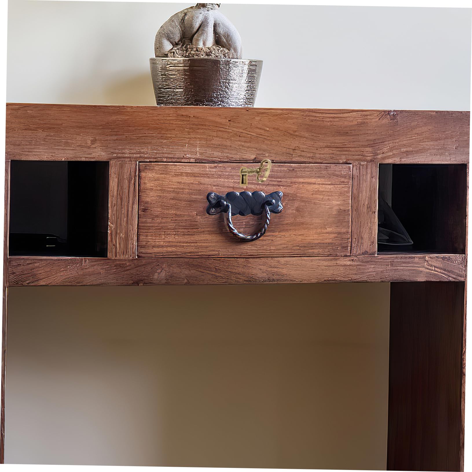 3 Pièces Serrure de Cabinet Cuivre Rétro Verrou Antique pour Boîte Aux Lettres Sécurisez Vos Documents avec Style