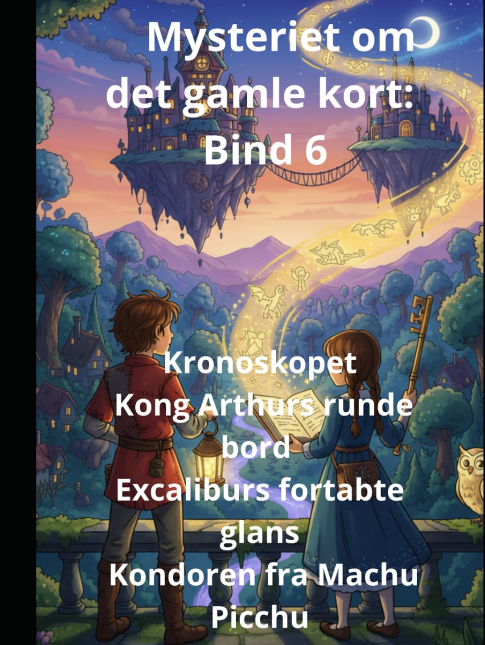 Mysteriet om det gamle kort: Bind 6 Kronoskopet Kong Arthurs runde bord Excaliburs fortabte glans Kondoren fra Machu Picchu
