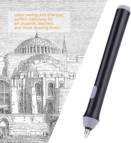 Miniatura 3 de Zerodis Tenwin Borrador eléctrico automático, borrador eléctrico recargable para dibujo, borrador de artista recargable para dibujar, pintura,