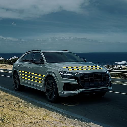 Miniatura 8 de Cinta reflectante blanca de 3 pulgadas de ancho, reflector adhesivo fuerte resistente al agua para exteriores de alta visibilidad (66 pies)