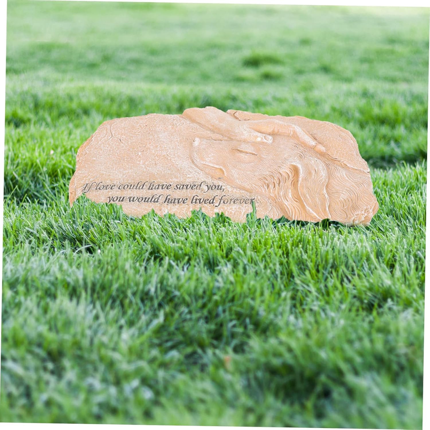 Garden Resin Creative Angel Pet Tombstone Memorial Stone Decoration