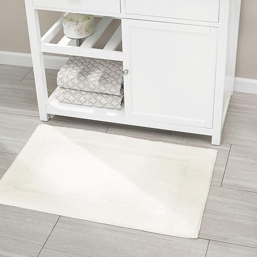 Miniatura 8 de mDesign Hydra Collection - Juego de 3 tapetes de baño de microfibra, antideslizantes, para después del baño, ducha, absorbentes de agua, lavables a