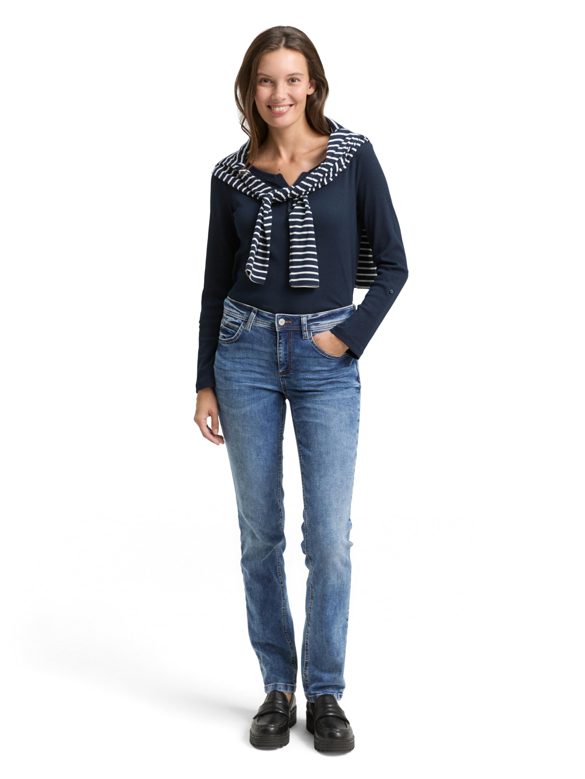 TOM TAILOR Damen Alexa Straight Jeans