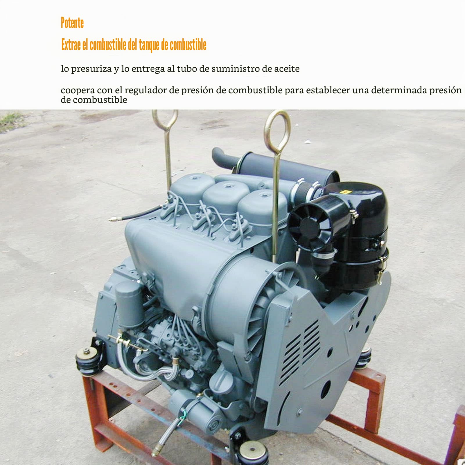 Bomba de Suministro de Combustible,Conjunto de Módulo de Bomba de Combustible,04231021 Bomba de Alimentación de Transferencia de Elevación de Combustible de Metal Reemplazo para Deutz F2L 912 F3L 91