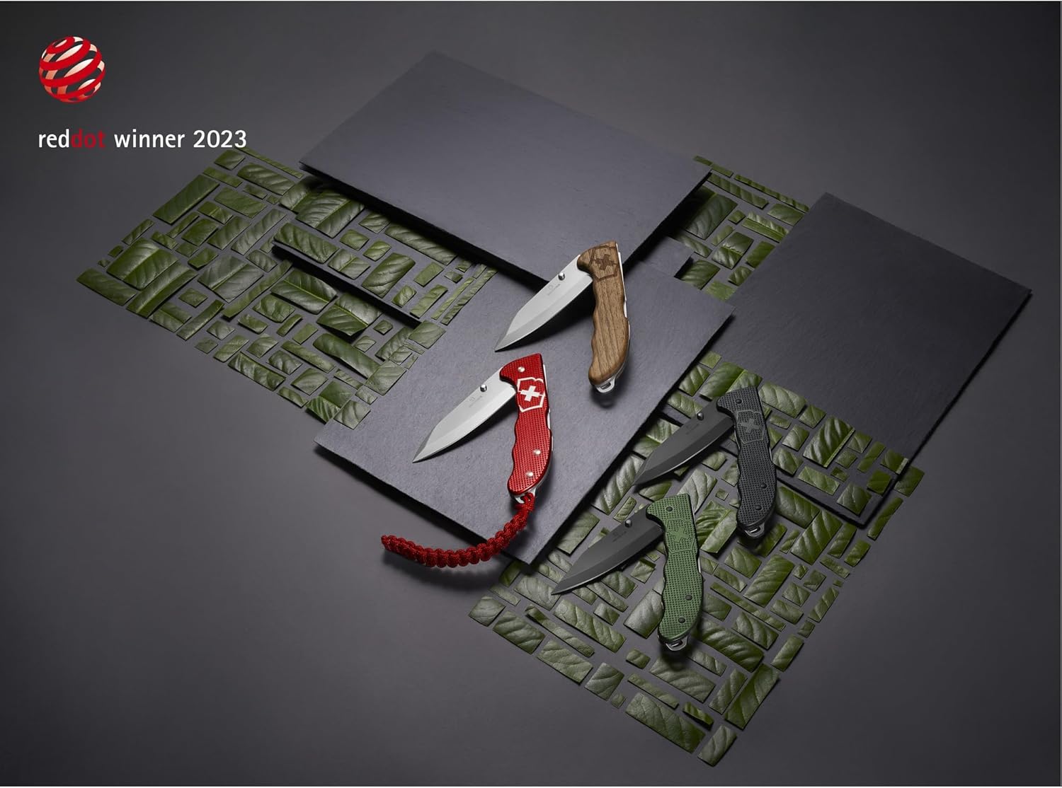 Victorinox Evoke Swiss Army Knife, Featuring a Foldable Blade with Thumb Stud and Lockback Mechanism