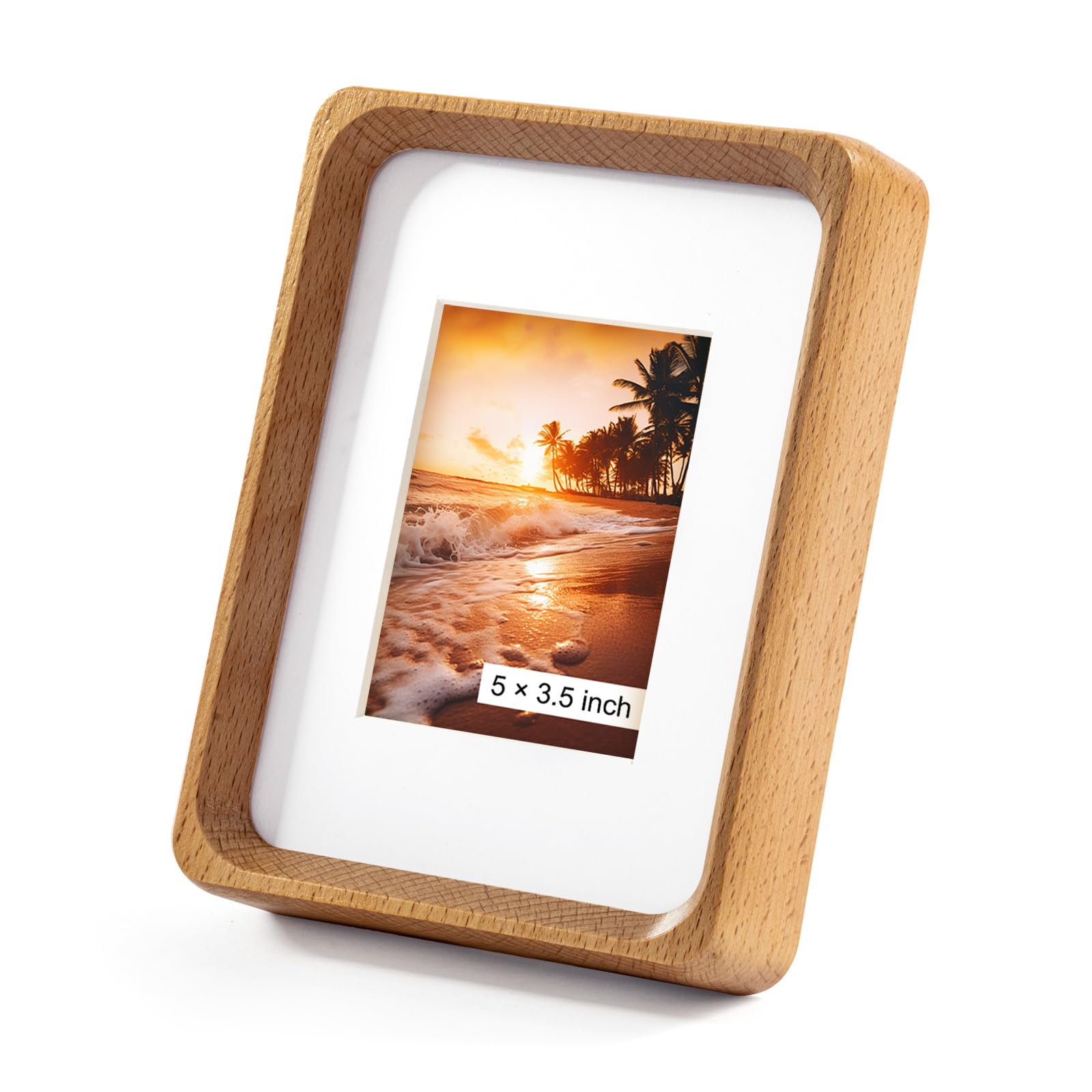 Cadre photo de table en bois pour décorer votre bureau avec vos souvenirs de vacances