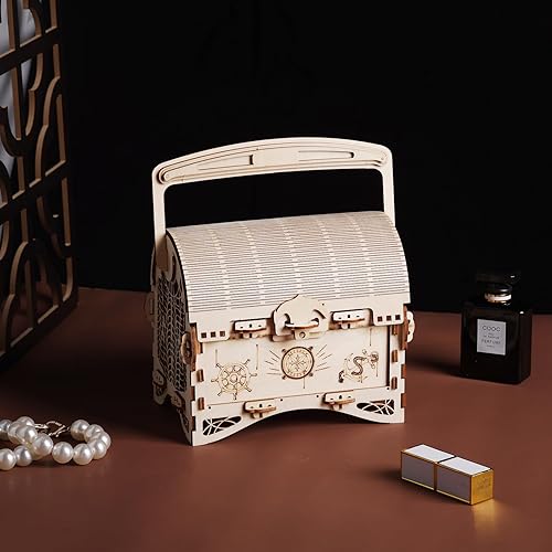 Miniatura 8 de 3D Wooden Puzzle for Adults, Educational Toys Jigsaw Puzzle DIY Model Kit with Rubber Motor Laser Cut Wooden Puzzle, Multi-Style, Self-Assembling