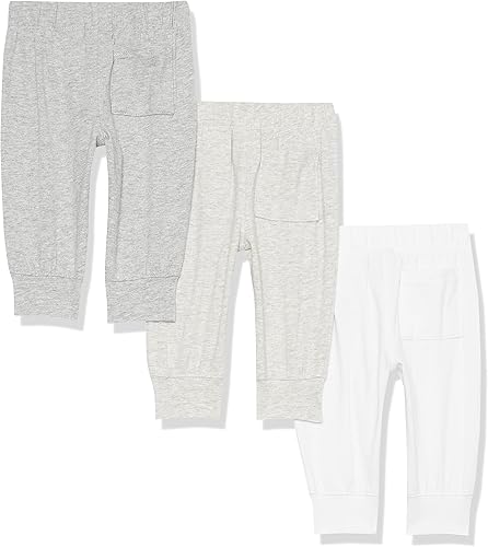 Miniatura 2 de Tienda Essentials Unisex Babies' Cotton Stretch Jersey Jogger (Previously Tienda Aware), Pack of 3