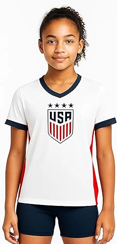 Miniatura 11 de Icon Sports Camiseta oficial del equipo nacional de fútbol femenino de EE. UU. para el día del partido - Niñas